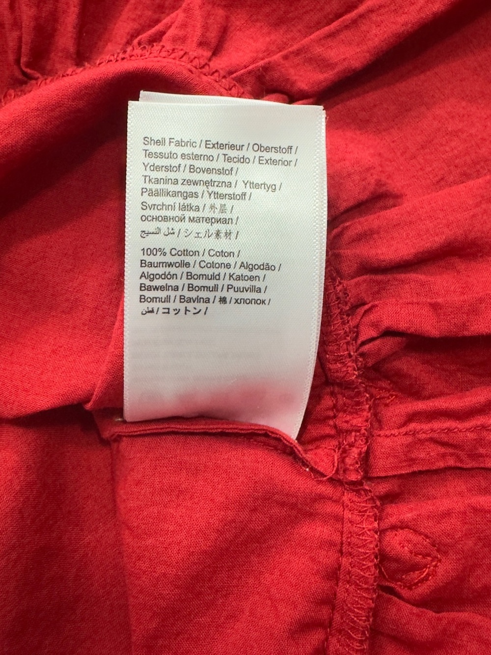 FARM Rio Red Ruffled Smocked Women's Top - Picture 8 of 11